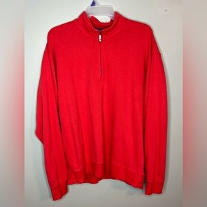 Orvis Men's Signature 1/4 Zip Pullover Sweater Sweatshirt Size XL.